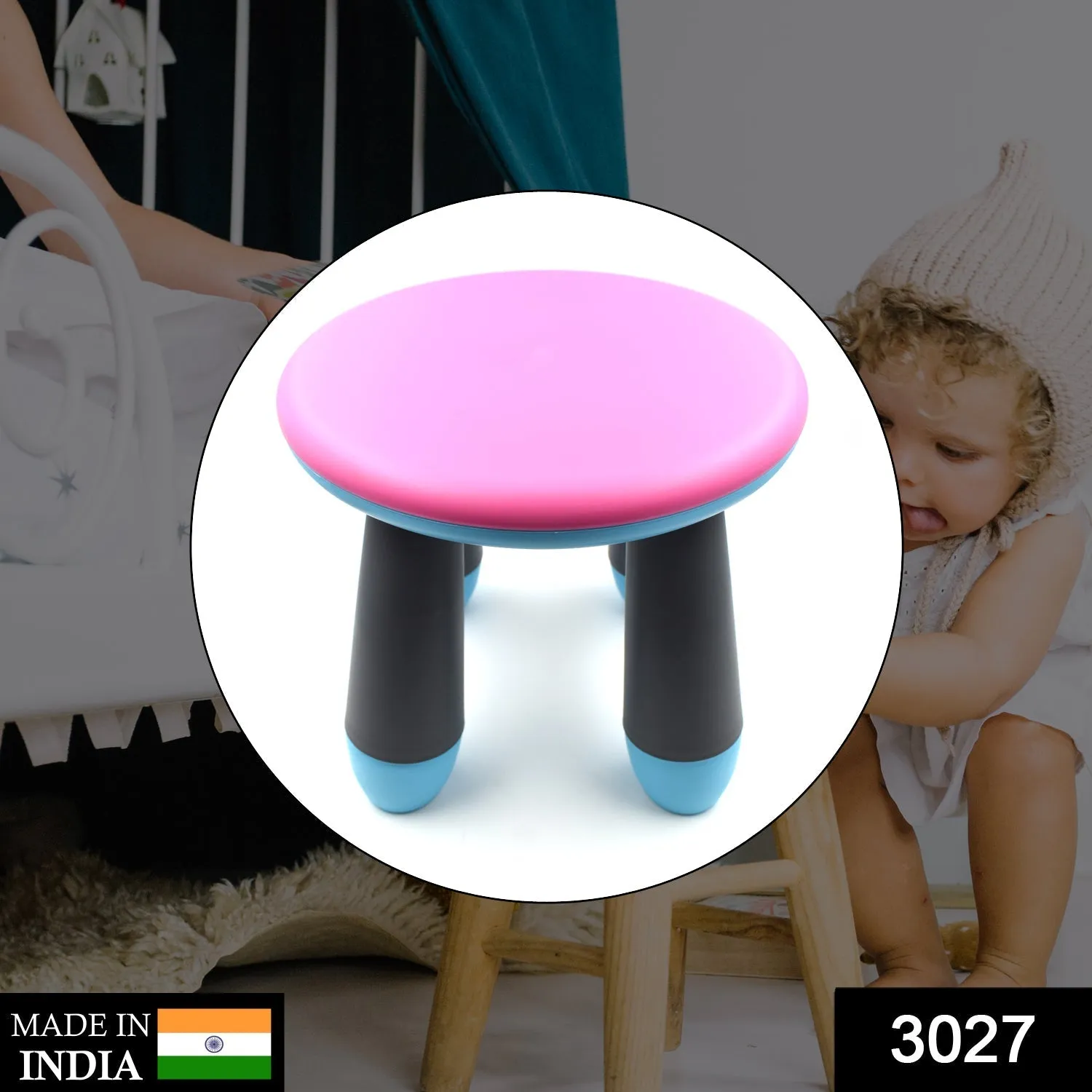 Foldable Baby Stool used in all kinds of places, specially made for kids and children’s etc.