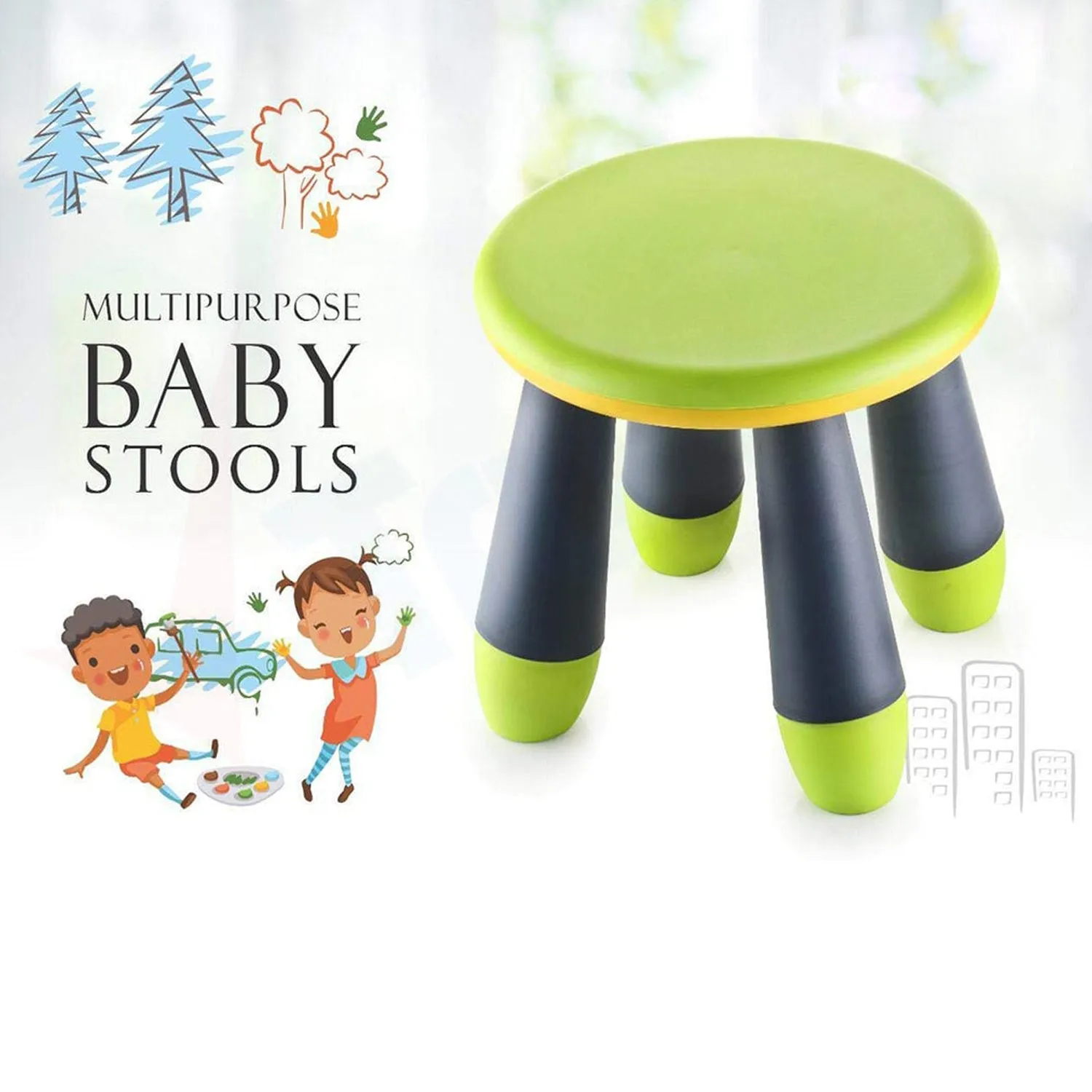 Foldable Baby Stool used in all kinds of places, specially made for kids and children’s etc.