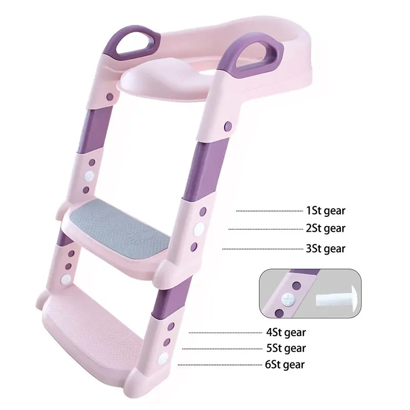 Foldable Children's Toilet Stool - Multi-functional Training Aid
