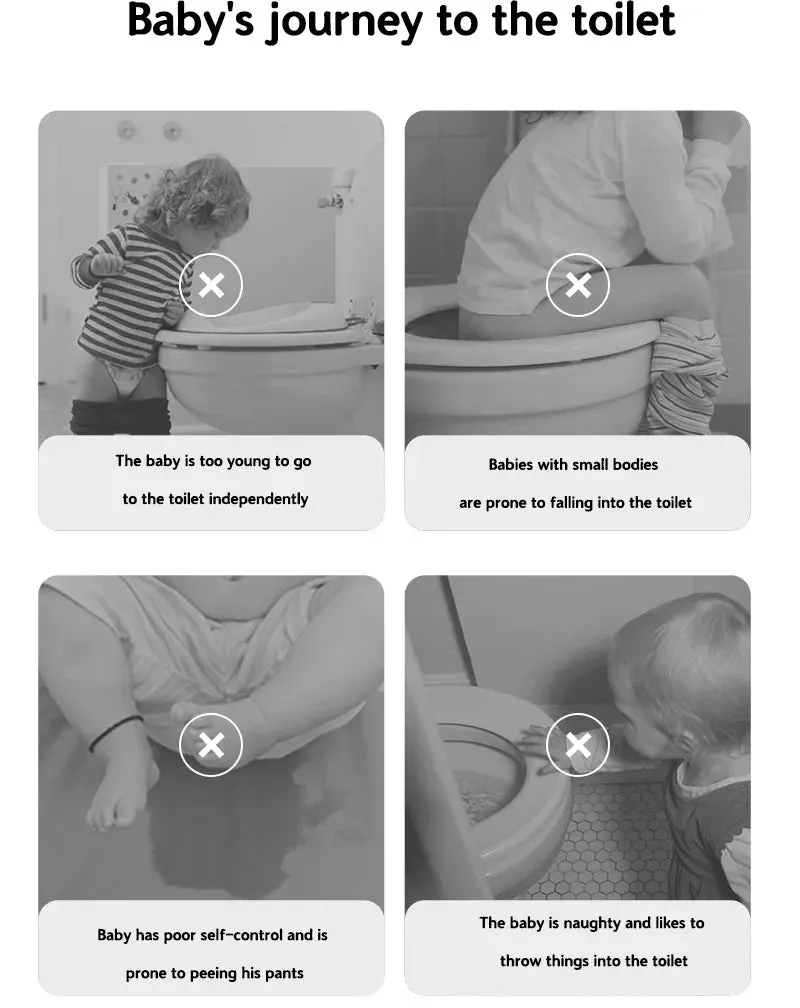 Foldable Children's Toilet Stool - Multi-functional Training Aid