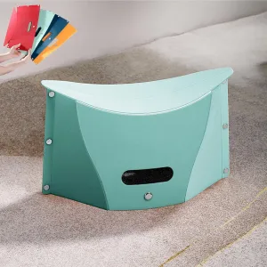 Foldable Portable Stool, Thickness of 0.5 in, Lightweight Collapsable Folding Chair for Hiking Picnic Camping Fishing (Green)