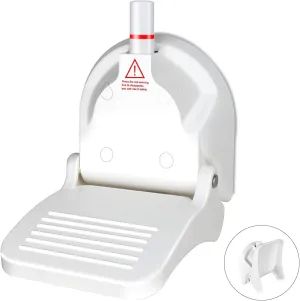 Foldable Shower Foot Rest for Shaving Legs, Shaving Step for inside Shower with Powerful Suction Cup, Reusable Shower Shave Stool