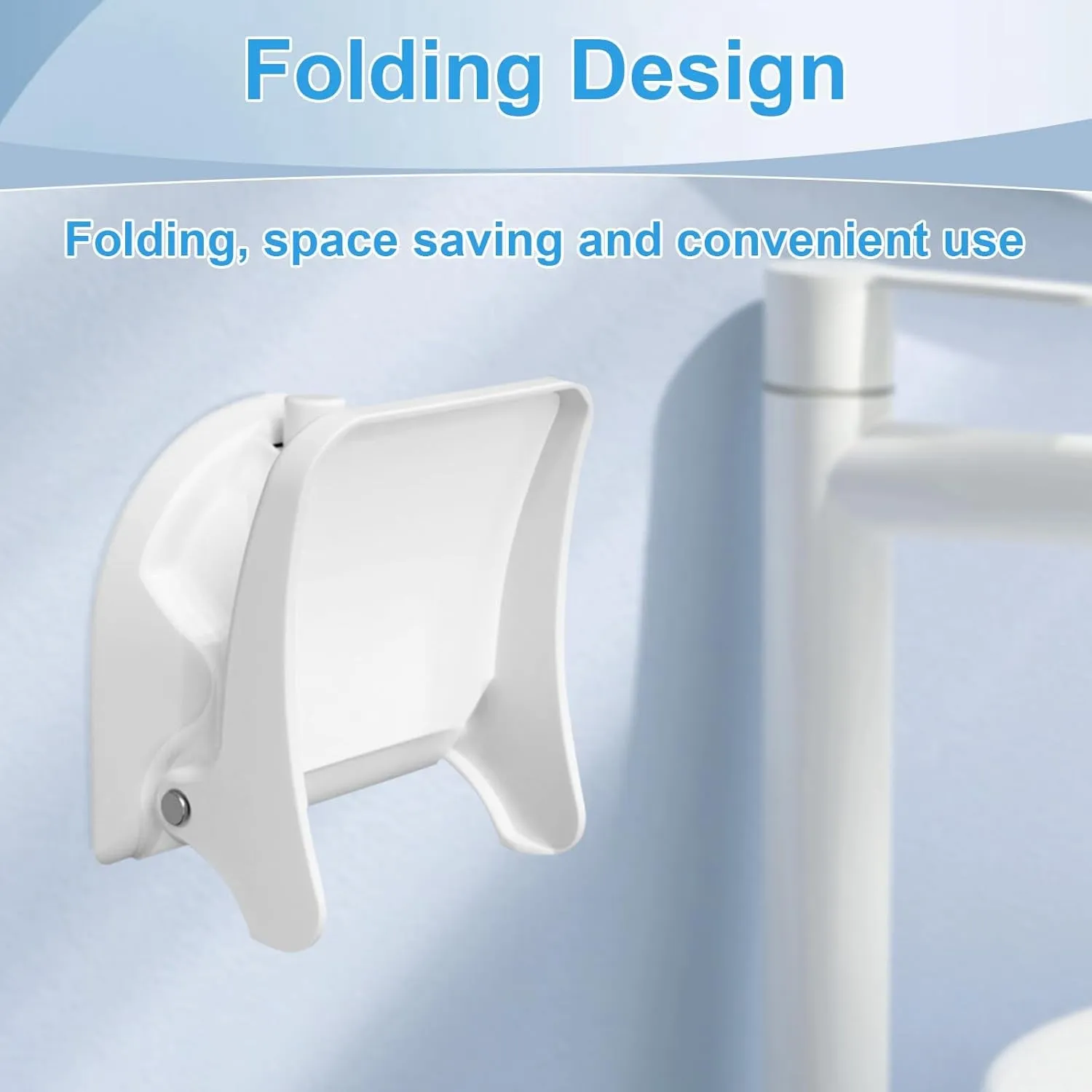 Foldable Shower Foot Rest for Shaving Legs, Shaving Step for inside Shower with Powerful Suction Cup, Reusable Shower Shave Stool