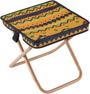 Foldable Small Stool, Outdoor Small Stool, Portable Camping Chair, Small Fishing Chair, Folding Outdoor Stool, Compact Camping Chair, Lightweight Camping Seat 26x28x28CM for Fishing