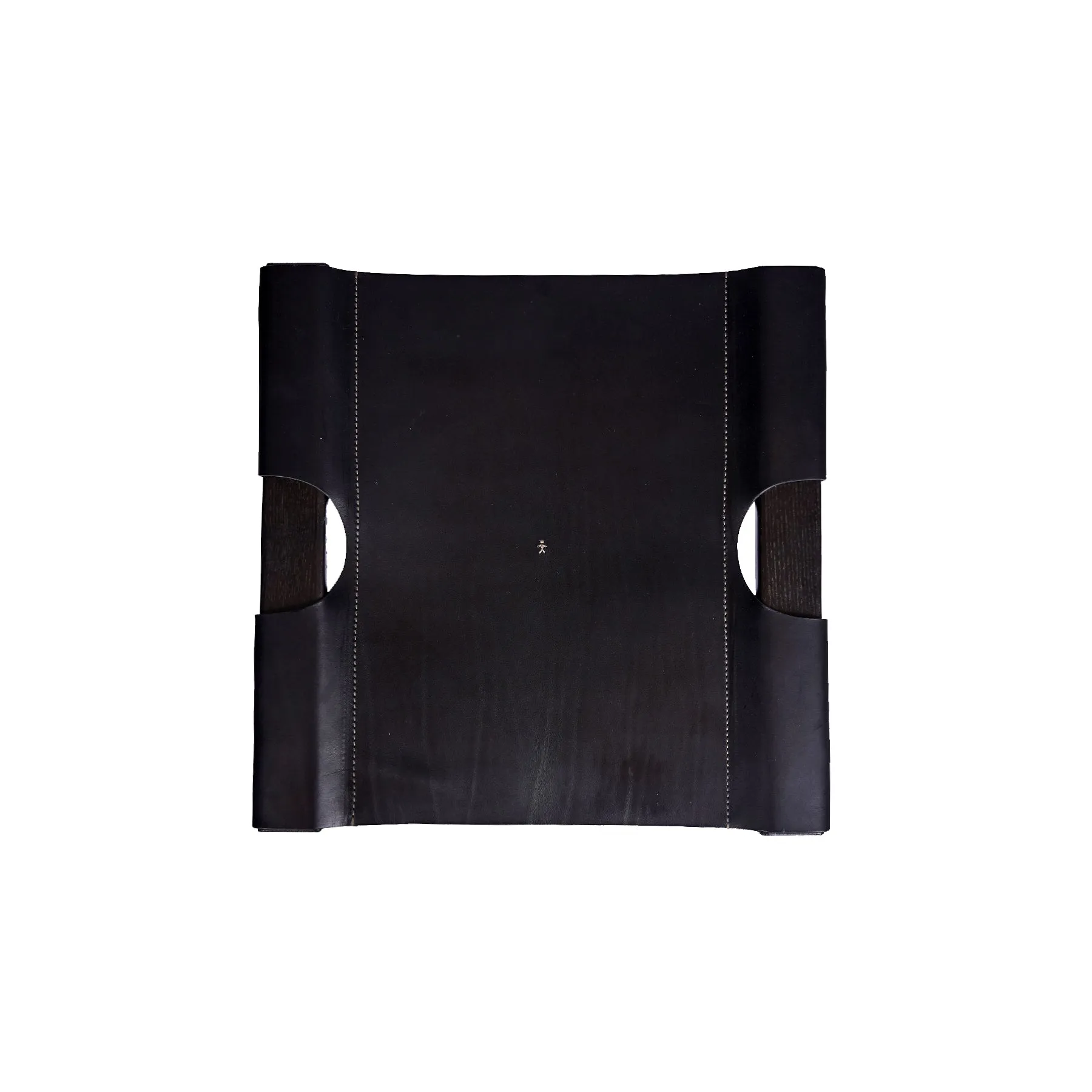 Foldable Stool Cuoio Black