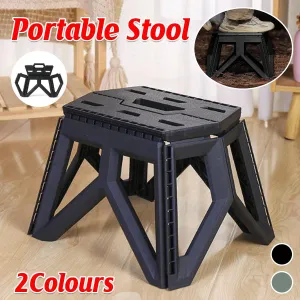 Foldable Stool Portable Fishing Stool Compact Folding Small Bench Outdoor Seat