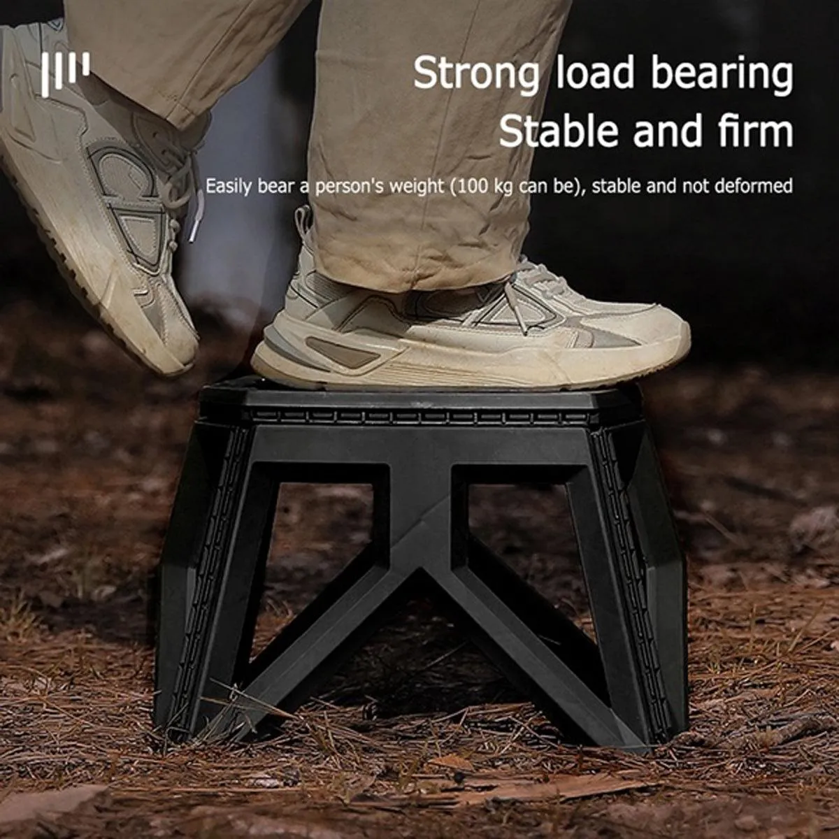 Foldable Stool Portable Fishing Stool Compact Folding Small Bench Outdoor Seat