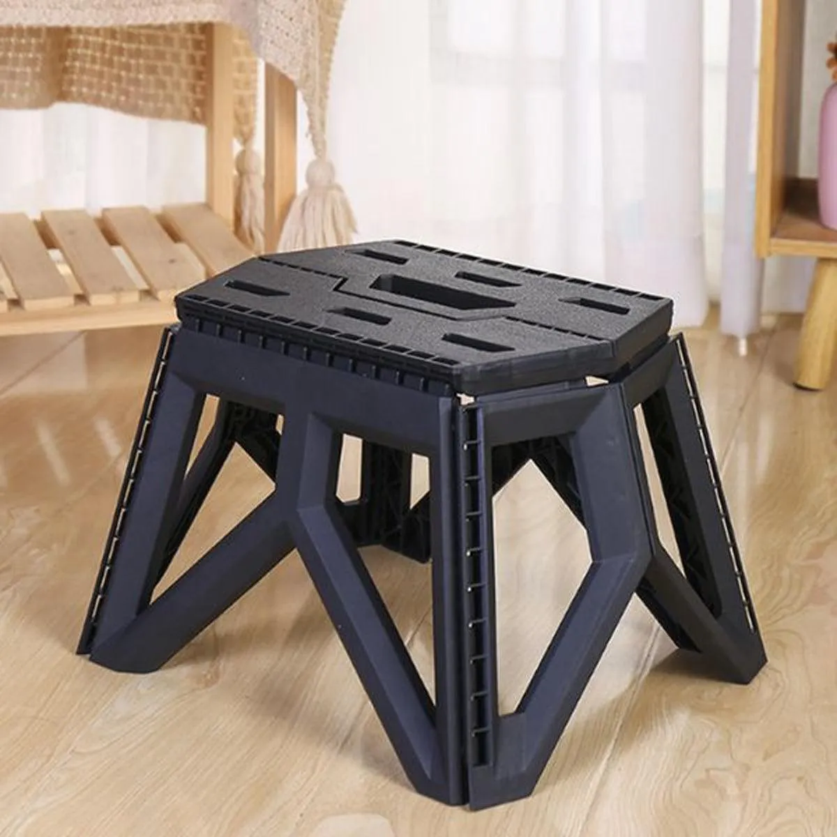 Foldable Stool Portable Fishing Stool Compact Folding Small Bench Outdoor Seat
