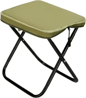 Folding Stool Portable Camping Stool Multifunction Lounger Chair Ottoman Fishing Seat Footstool for Patio Hiking Beach