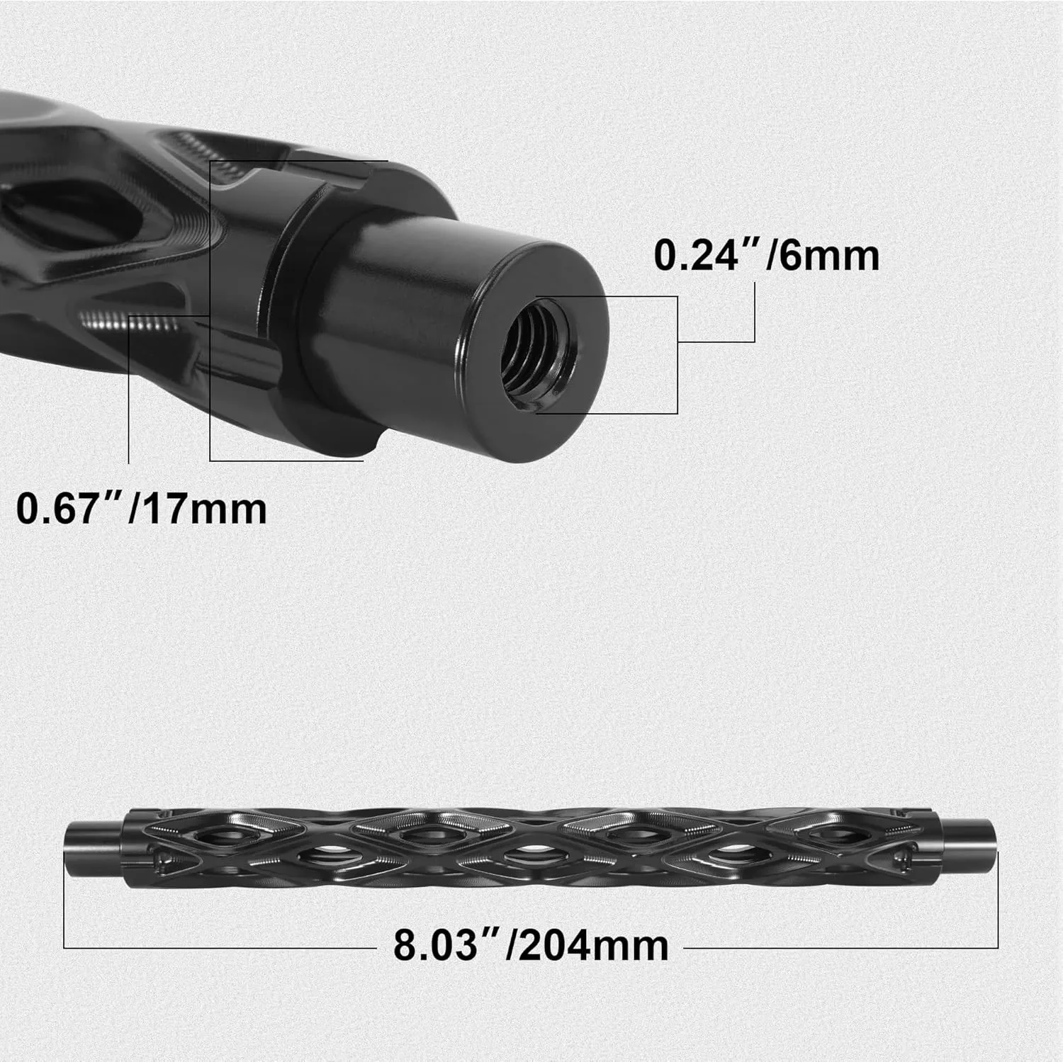 Foot Pegs Support Brace Novel Design for Sur Ron 6061 Aluminum for Sur Ron Surron Light Bee X/S Segway X260 X160 Electric Bike Dirt Bike, Black