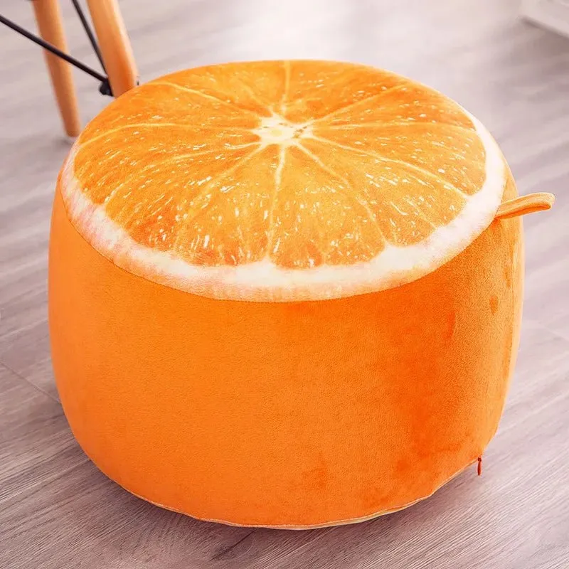 Fruit Pouf Inflatable Stool from Tiktok