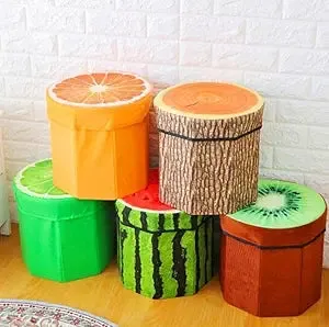 Fruit Shipping guarantee Monumental discount Stool 3d Foldable