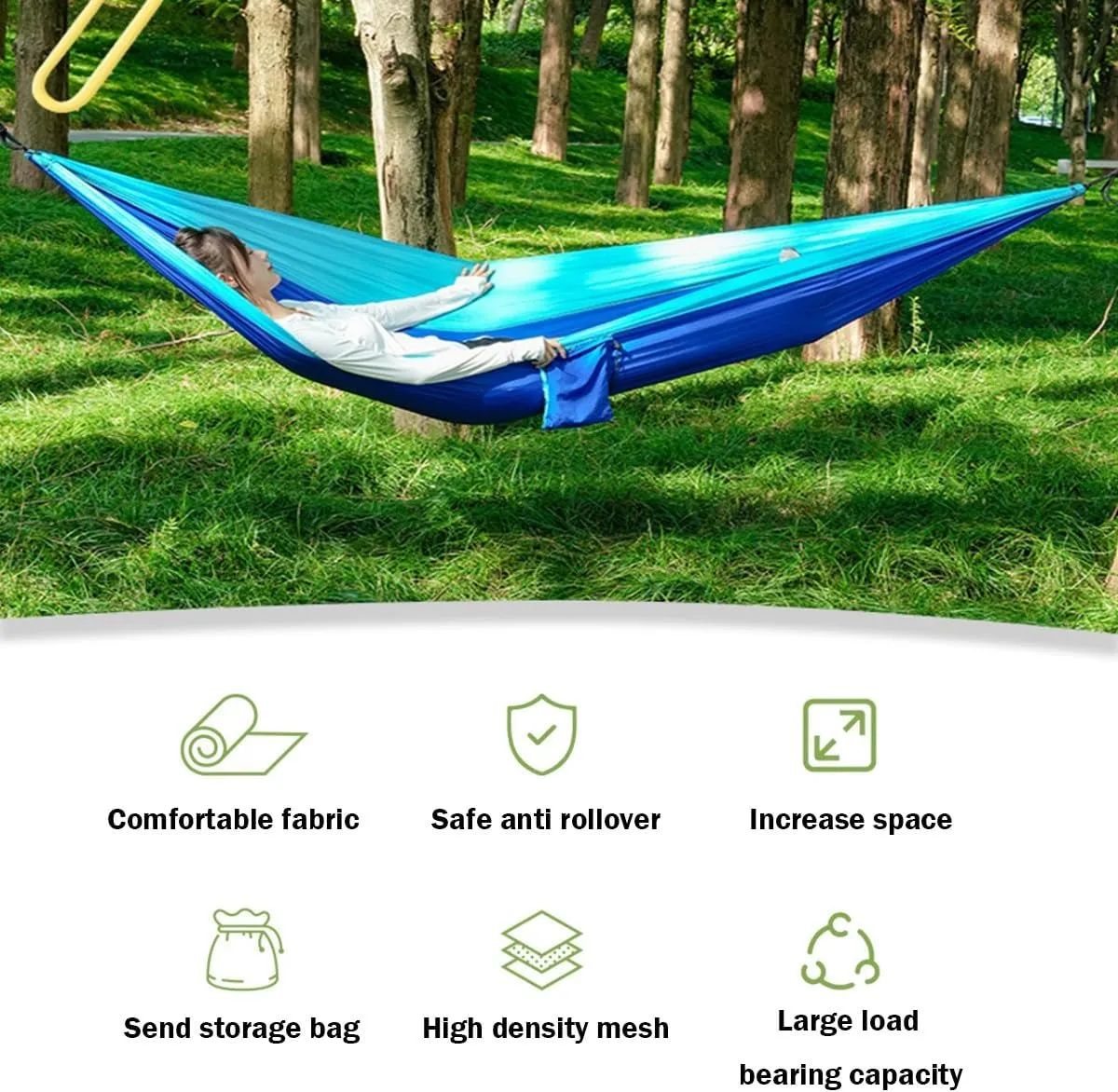 Full Coverage Zippered Portable Anti-Rollover Mosquito net Hammock with Strong Load-Bearing Capacity, Perfect for Backpacking and Hiking(red,260 * 140cm)