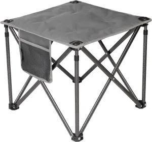 FUNDANGO Camping Folding Stool, Oversized Camp FStools Padded Outdoor Chair Foldable Footrest for Gardening Fishing Hiking Backpacking Travel with Carry Bag (Navy/Grey)