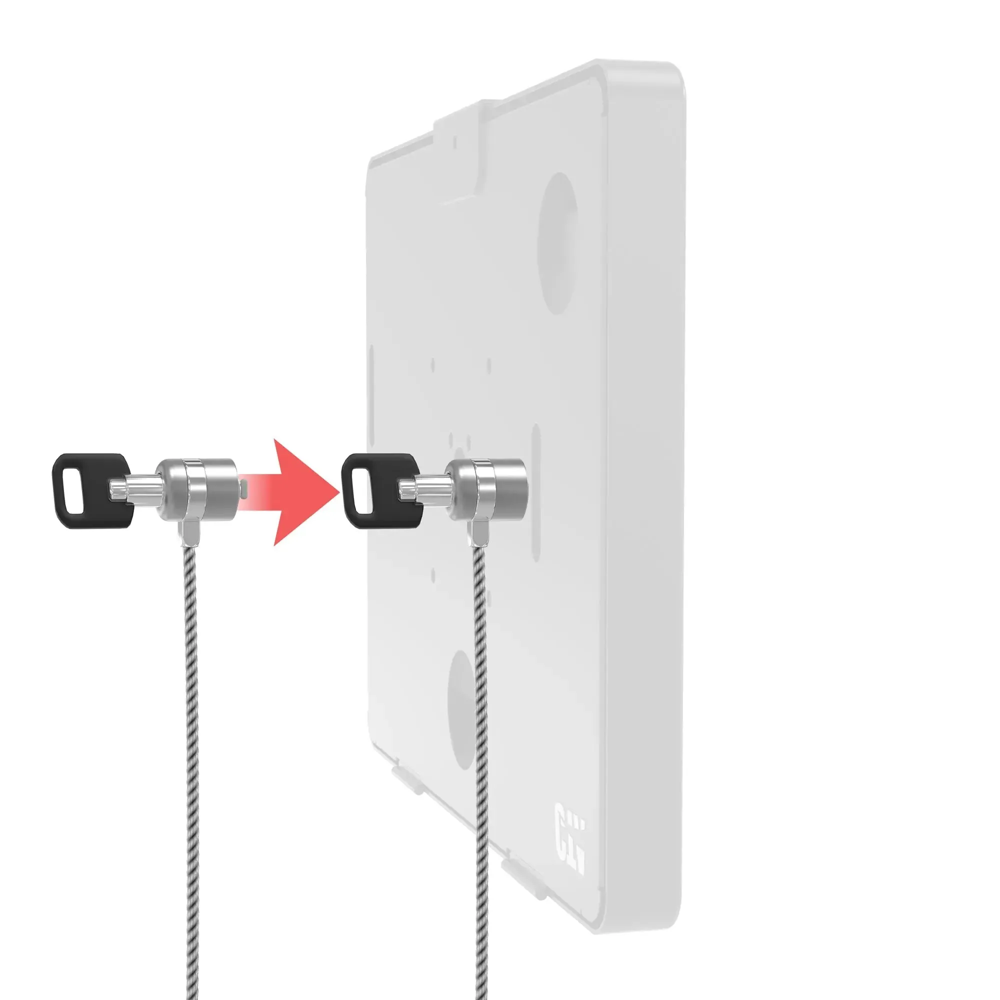 Galvanized Steel Cable 3.8' Lock Add-On for CTA Mounts