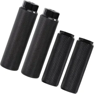 GANAZONO 4Pcs Sturdy Aluminum Alloy Bike Foot Pegs Non Slip Design Easy Installation for Enhanced Stability for Cyclists and Rear Seat
