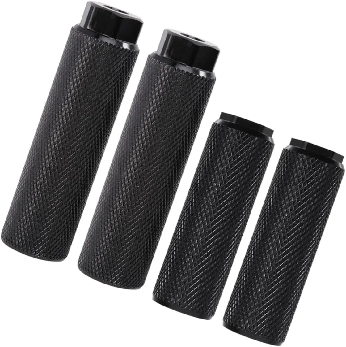 GANAZONO 4Pcs Sturdy Aluminum Alloy Bike Foot Pegs Non Slip Design Easy Installation for Enhanced Stability for Cyclists and Rear Seat