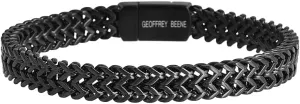 Geoffrey Beene Men’s Stainless Steel Double Franco Chain Bracelet