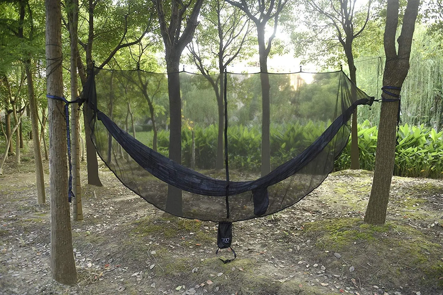 Gold Armour Hammock Bug Net, Mosquito Net Bugs - Premium Mesh Netting, Guardian of No See Um and Insects - Perfect Equipment Gear Accessories for Your Double Hammocks and Single Hammock (Black)