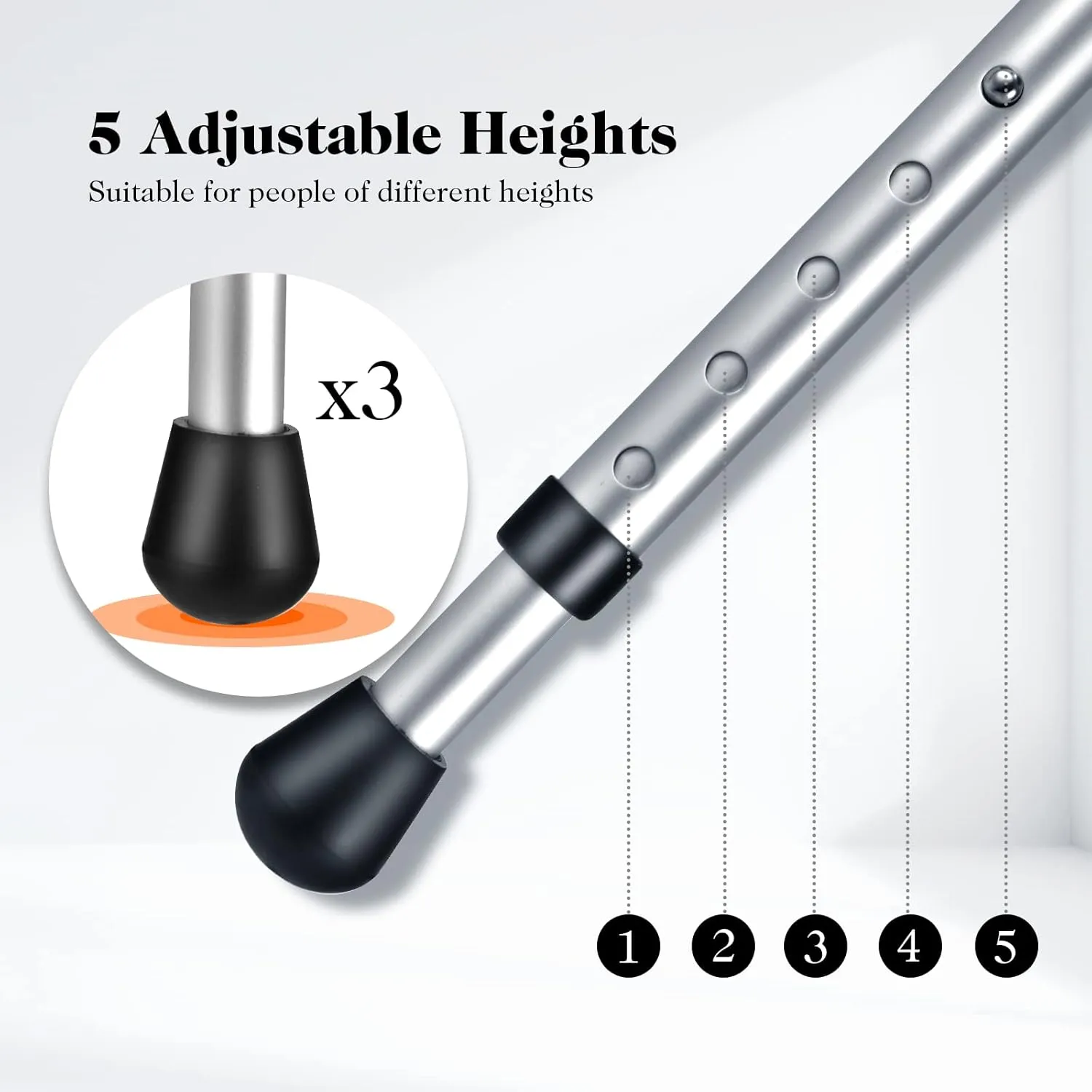 Goplus Walking Cane with Seat, Heavy Duty Aluminum Alloy Crutch Chair with LED Light and Retractable 3 Legs, Portable Anti-Slip Seat Cane, Lightweight Walking Stick for Seniors Elderly
