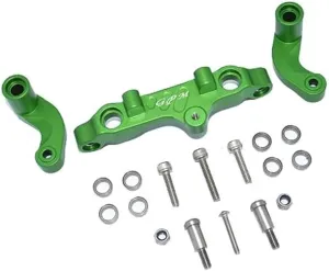 GPM Racing Aluminum Steering Arms Green : 1/5 8S BLX Kraton & Outcast
