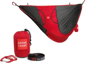 Grand Trunk ROVR Hanging Hammock Chair - Superlight & Portable Swing Chair for Camping, Travel & Backyard Lounging (Red/Crimson)