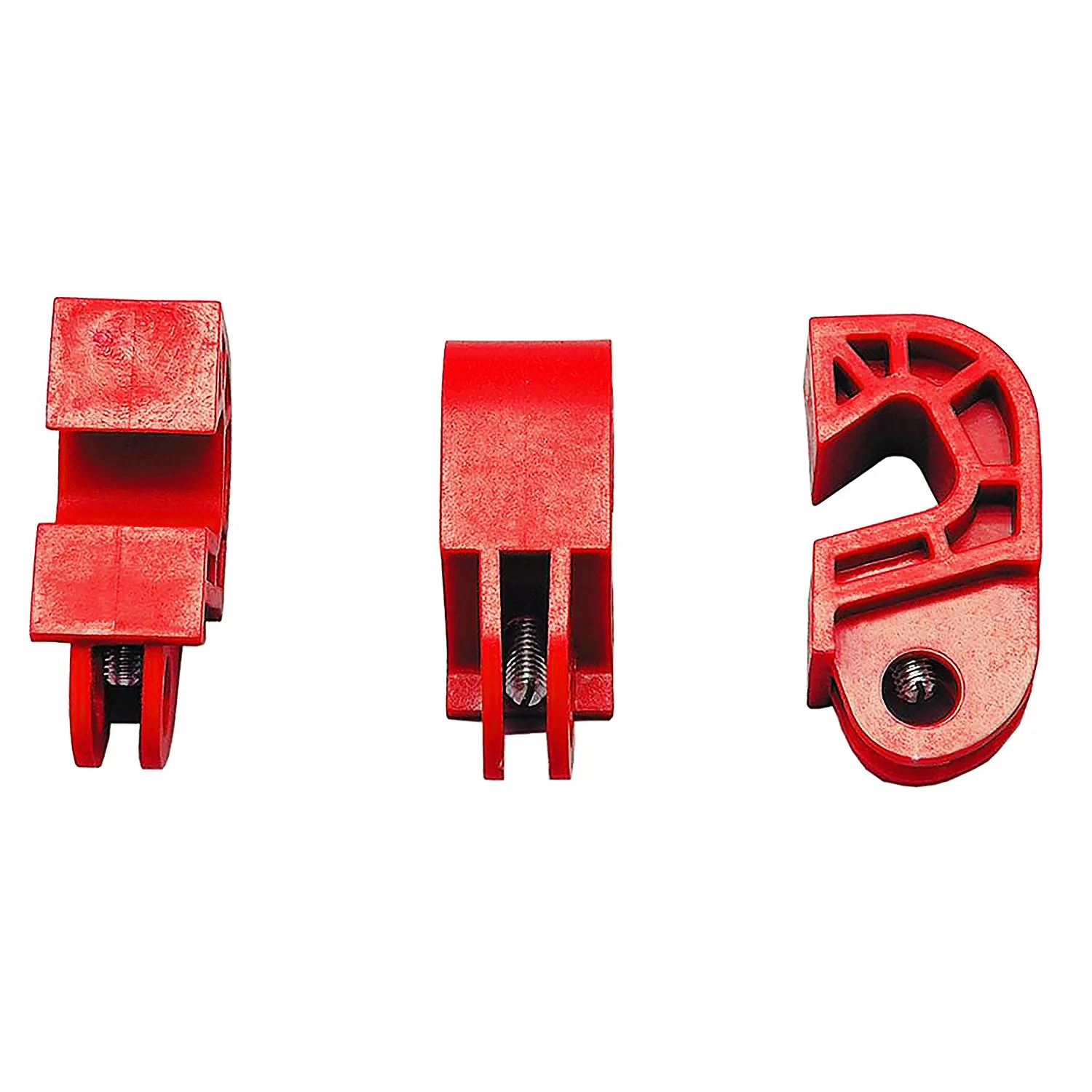 Green Products 7110 USA Made Industrial Universal Circuit Breaker Lockout for Lockout Tagout, Red, 3 Pack