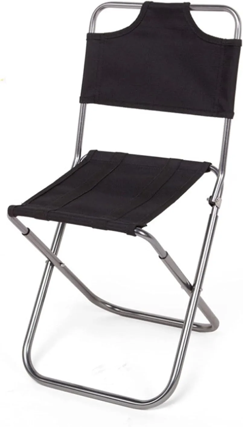 GRFIT Folding Chair Multifunction Portable Outdoor Folding Fishing Chair Lightweight Aluminum Alloy Hiking Camping Picnic Backrest Chair Seat Stool Portable Folding Chair