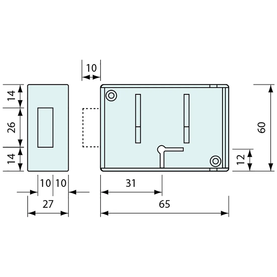 Gun Safe Lock and 1 Key