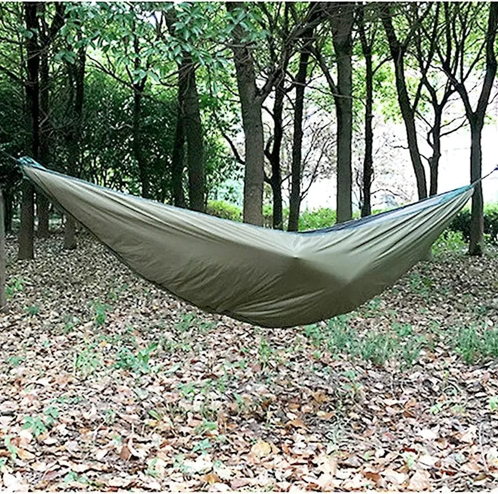 Hamaca Camping Hammock Underquilt Thickened Insulation Foldable Travel Hammock Windproof Winter Warmer Hammock for Camping Courtyard Garden Field Accessories, 230*110CM, Wine Red