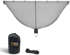 Hammock Bug Net - Portable Mosquito Net for Hammock - Fits All Hammocks - Double Sided Dual Zippers for Easy Access