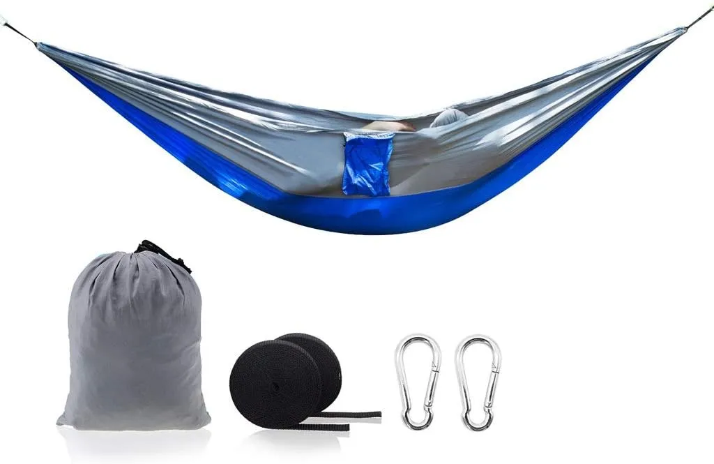 Hammock Camping Hammock - Double Parachute Hammock Lightweight Nylon Mens Womens Kids, Camping Accessories Gear Swing