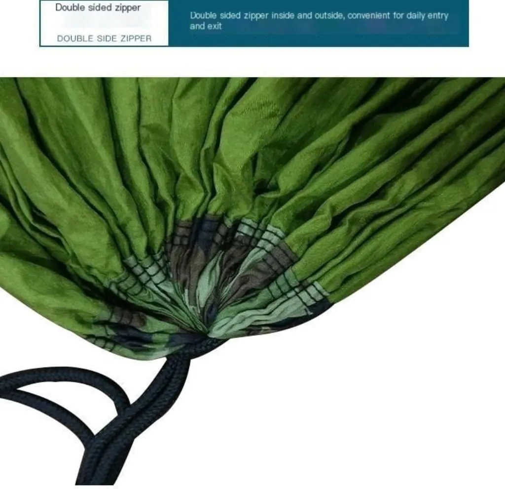 Hammock Canopy Mosquito Net Hammock Set Tent Parachute Cloth Camping Automatic Anti-Mosquito Mosquito Net Hammock Hammocks for Outside