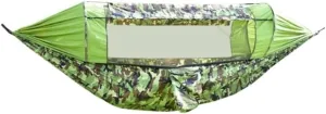 Hammock Canopy Mosquito Net Hammock Set Tent Parachute Cloth Camping Automatic Anti-Mosquito Mosquito Net Hammock Hammocks for Outside