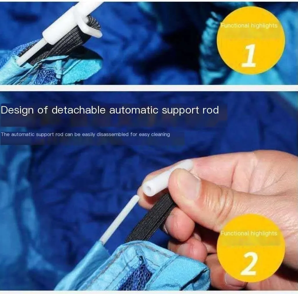 Hammock Mosquito Net Hammock Automatic Anti-Rollover Parachute Boni Silk Spinning Outdoor Strap Swing Chair Summer Hammocks for Outside(Orange)