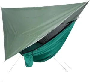 Hammock Mosquito Net Hammock Canopy Set Outdoor Camping Quick Opening Hammock Plus Rainproof Sunshade Canopy Hammocks for Outside(A)