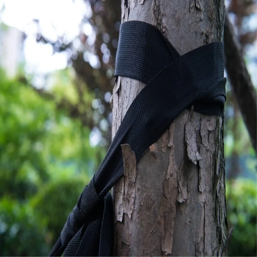 Hammock Mosquito Net Hammock Double Outdoor Anti-Mosquito Parachute Cloth Swing Outdoor Sleeping Hanging Tree Camping Hammocks for Outside(Green)