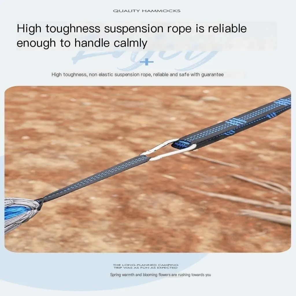Hammock Outdoor Portable Camping Single Double Mosquito Net Hammock Anti-Mosquito Camping Mesh Mosquito Net Hammock Hammocks for Outside(B)