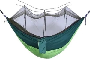 Hammock Outdoor Portable Camping Single Double Mosquito Net Hammock Anti-Mosquito Camping Mesh Mosquito Net Hammock Hammocks for Outside(B)