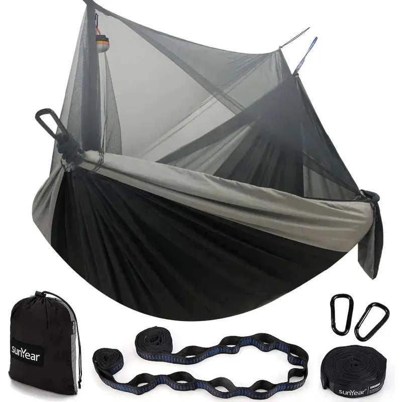 Hammock with Rain Fly Tarp and Net