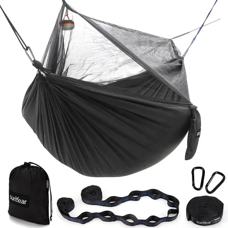 Hammock with Rain Fly Tarp and Net