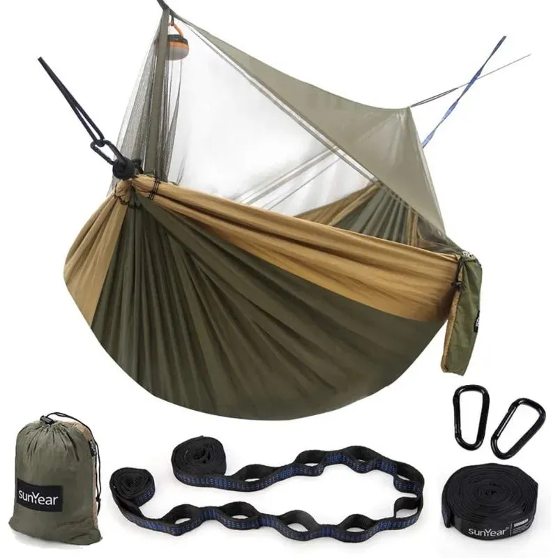 Hammock with Rain Fly Tarp and Net