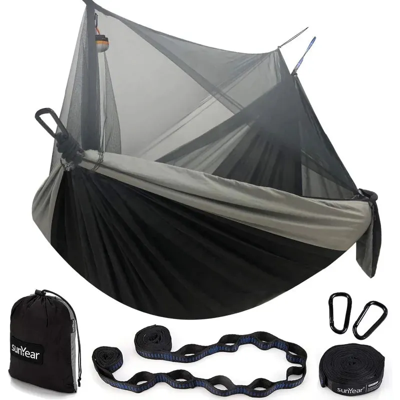 Hammock with Rain Fly Tarp and Net