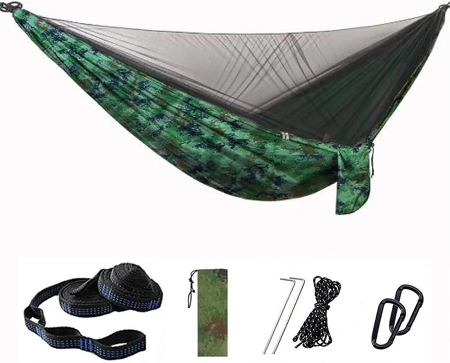 Hammocks Hammock Camping with Bug Net/Netting Portable Nylon Parachute Hammocks for Outdoor Indoor Backpacking Survival Travel