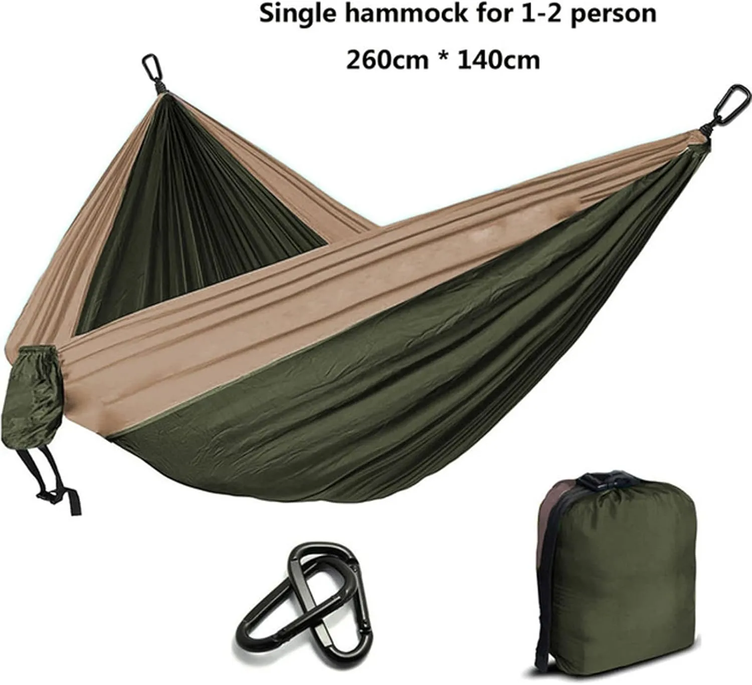 Hammocks Parachute Hammock Camping Hammock Premium Quality Furniture Leisure Sleeping Double Hammock for Travel Survival Garden Outdoor Outdoor Hammock
