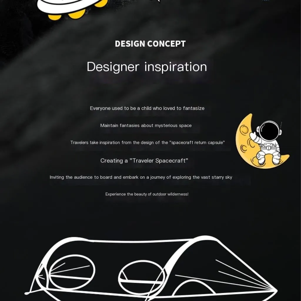 Hammocks Space Capsule Outdoor Camping Hammock Anti-Mosquito Sunscreen Outdoor Double Swing with Mosquito Net Hammock Camping Hammocks