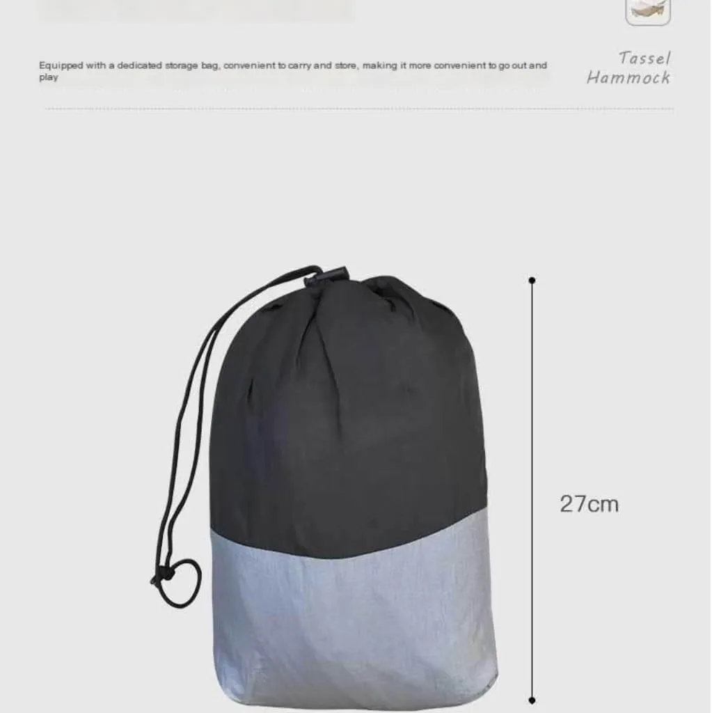 Hamock Canopy Mosquito Net Hammock Set Tent Parachute Cloth Camping Automatic Anti-Mosquito Mosquito Net Hammock Hanmock(C)