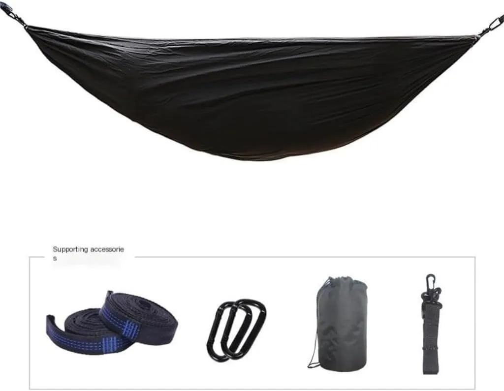 Hamock Canopy Mosquito Net Hammock Set Tent Parachute Cloth Camping Automatic Anti-Mosquito Mosquito Net Hammock Hanmock(C)
