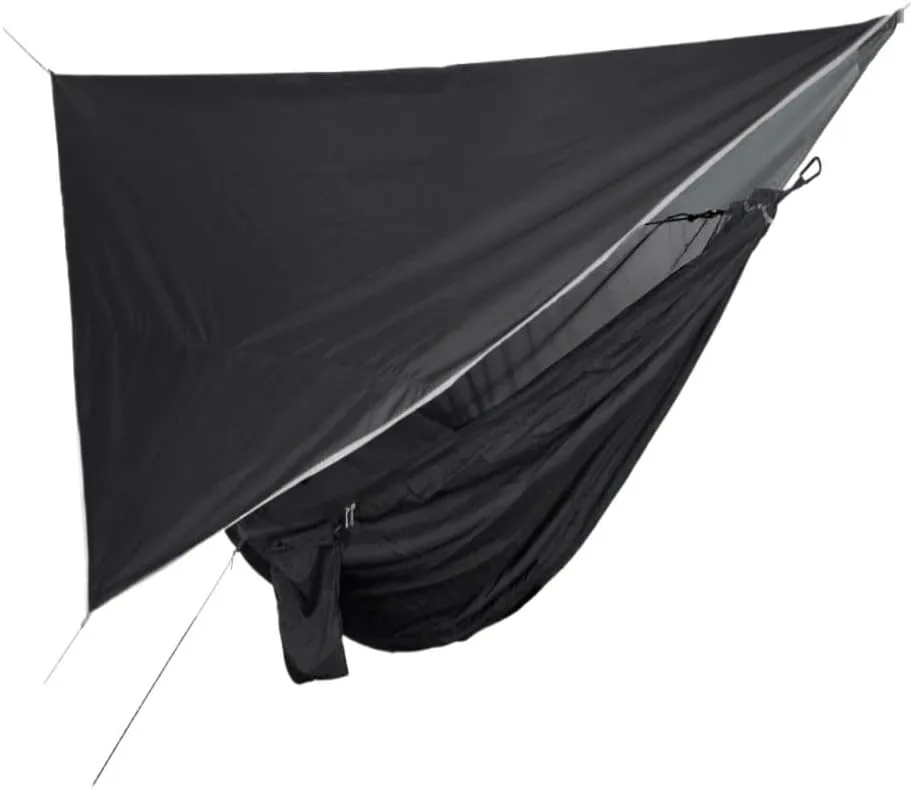 Hamock Mosquito Net Hammock Canopy Set Outdoor Camping Quick Opening Hammock Plus Rainproof Sunshade Canopy Hanmock(E)