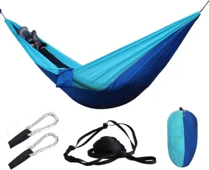 Hanging ?Chair Swing Camping Hammock, Nylon Hammock, Portable Lightweight Parachute Hammock with Tree Straps for Backpacking Camping Travel Beach Garden Outdoor Camping Gear Hammock